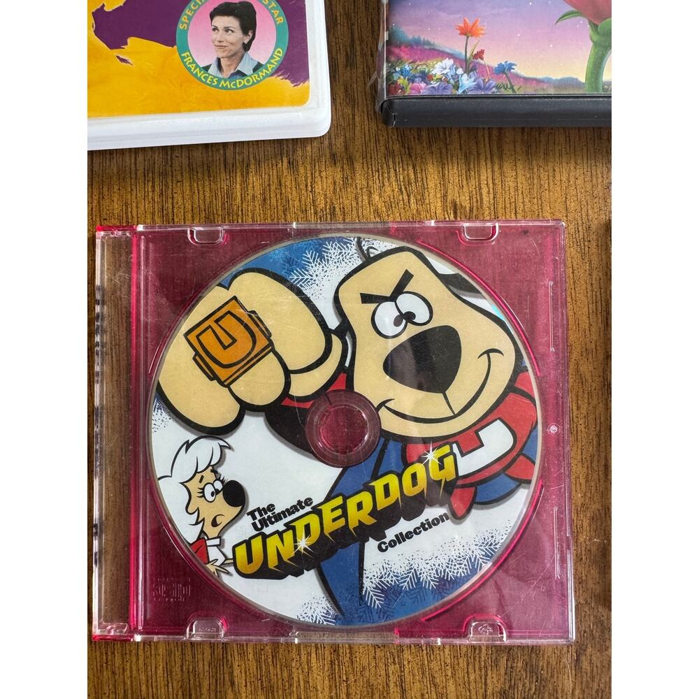Kids DVD Lot Thumbelina Sesame Street Dive Olly Dive Underdog NIMH - Picture 7 of 14